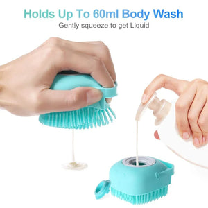Pet Shampoo Brush | Cat Grooming Scrubber | Luxe Livings