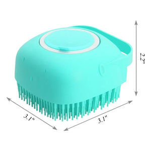 Pet Shampoo Brush | Cat Grooming Scrubber | Luxe Livings